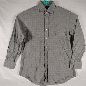 Polo Ralph Lauren Mens  REGENT Dress Shirt 16.5 32/33 Vintage Gray Black